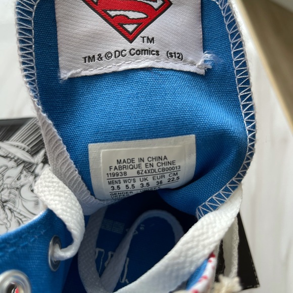 Converse Chuck Taylor DC comic superman nwt - Picture 10 of 10
